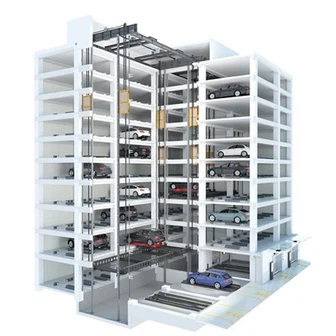 Automatisiertes Parksystem im Schranktyp